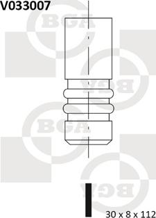 BGA V033007 - Випускний клапан autozip.com.ua