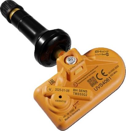 BH SENS Huf 73909461 - Датчик частоти обертання колеса, контроль тиску в шинах autozip.com.ua