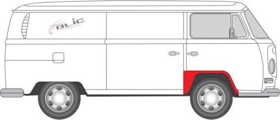 BLIC 6504-03-9556332K - Внутрішня частина крила autozip.com.ua