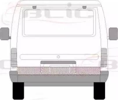 BLIC 6508-04-2515730P - Заслінка багажника / приміщення для вантажу autozip.com.ua