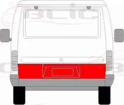 BLIC 6508-04-2515720P - Обшивка двері autozip.com.ua