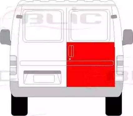 BLIC 6016-00-2515154P - Обшивка двері autozip.com.ua