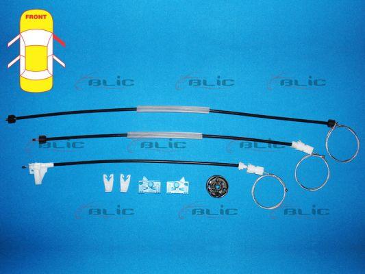 BLIC 6205-09-043802P - Ремкомплект, підйомний механізм скла autozip.com.ua