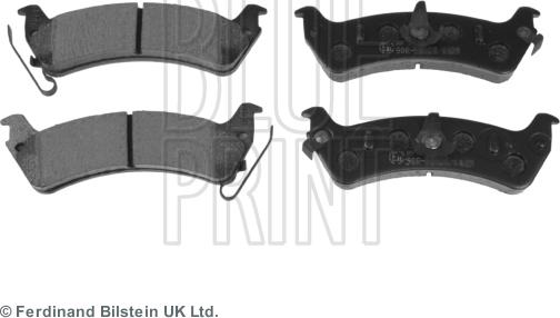 Blue Print ADA104215 - Гальмівні колодки, дискові гальма autozip.com.ua