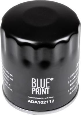 Blue Print ADA102112 - Масляний фільтр autozip.com.ua
