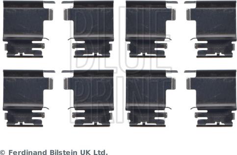 Blue Print ADBP480019 - Комплектуючі, колодки дискового гальма autozip.com.ua