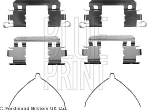 Blue Print ADBP480016 - Комплектуючі, колодки дискового гальма autozip.com.ua