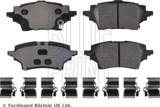 Blue Print ADBP420098 - Гальмівні колодки, дискові гальма autozip.com.ua