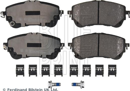 Blue Print ADBP420049 - Гальмівні колодки, дискові гальма autozip.com.ua