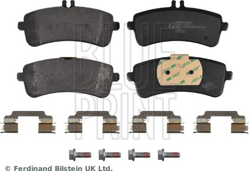 Blue Print ADBP420068 - Гальмівні колодки, дискові гальма autozip.com.ua