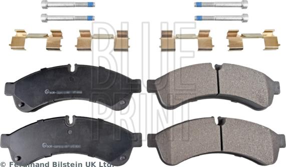 Blue Print ADBP420010 - Гальмівні колодки, дискові гальма autozip.com.ua