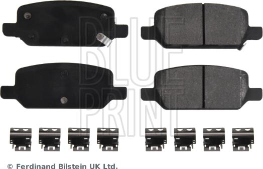 Blue Print ADBP420086 - Гальмівні колодки, дискові гальма autozip.com.ua