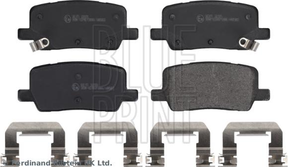 Blue Print ADBP420118 - Гальмівні колодки, дискові гальма autozip.com.ua