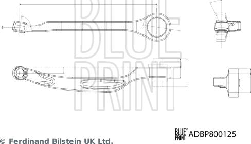 Blue Print ADBP800125 - Подушка, підвіска двигуна autozip.com.ua