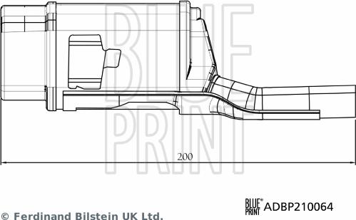 Blue Print ADBP210064 - Гідрофільтри, автоматична коробка передач autozip.com.ua