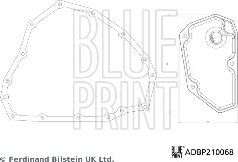 Blue Print ADBP210068 - Фiльтр КПП autozip.com.ua