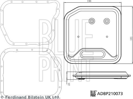 Blue Print ADBP210073 - Гідрофільтри, автоматична коробка передач autozip.com.ua