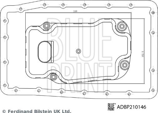 Blue Print ADBP210146 - Гідрофільтри, автоматична коробка передач autozip.com.ua