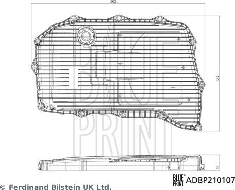 Blue Print ADBP210107 - Гідрофільтри, автоматична коробка передач autozip.com.ua