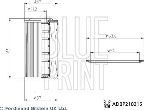 Blue Print ADBP210215 - Гідрофільтри, автоматична коробка передач autozip.com.ua