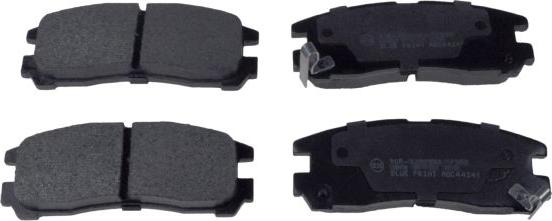 Blue Print ADC44241 - Гальмівні колодки, дискові гальма autozip.com.ua