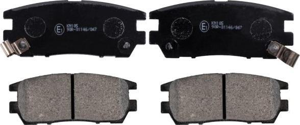 Blue Print ADC44243 - Гальмівні колодки, дискові гальма autozip.com.ua
