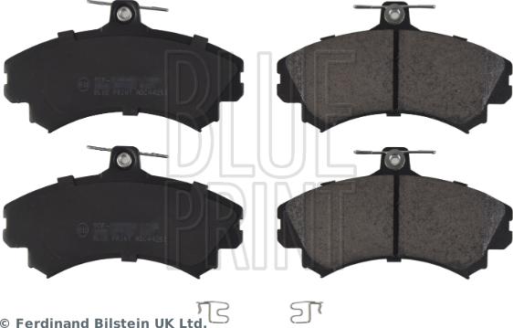 Blue Print ADC44251 - Гальмівні колодки, дискові гальма autozip.com.ua