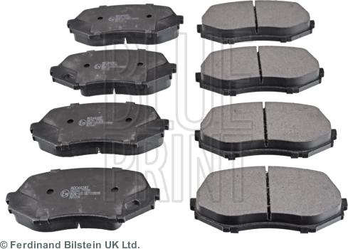 Blue Print ADC44282 - Гальмівні колодки, дискові гальма autozip.com.ua