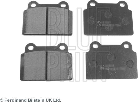 Blue Print ADC44276 - Гальмівні колодки, дискові гальма autozip.com.ua