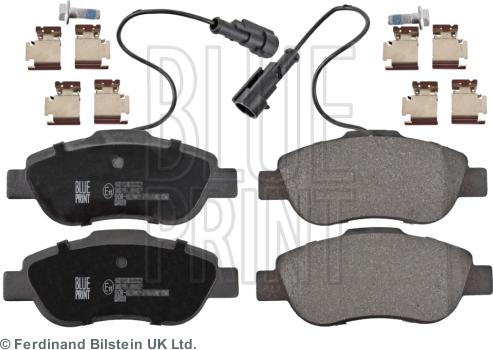 Blue Print ADF124239 - Гальмівні колодки, дискові гальма autozip.com.ua