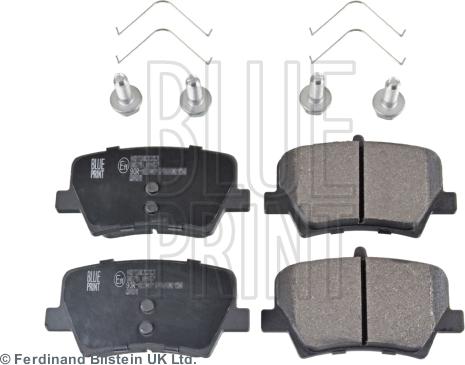 Blue Print ADF124232 - Гальмівні колодки, дискові гальма autozip.com.ua