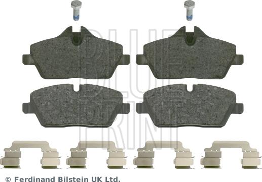 Blue Print ADG04297 - Гальмівні колодки, дискові гальма autozip.com.ua