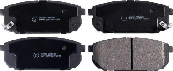 Blue Print ADG04259 - Гальмівні колодки, дискові гальма autozip.com.ua