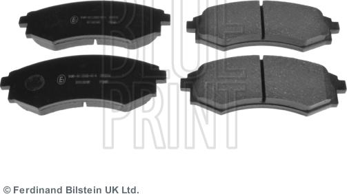 Blue Print ADG042105 - Гальмівні колодки, дискові гальма autozip.com.ua