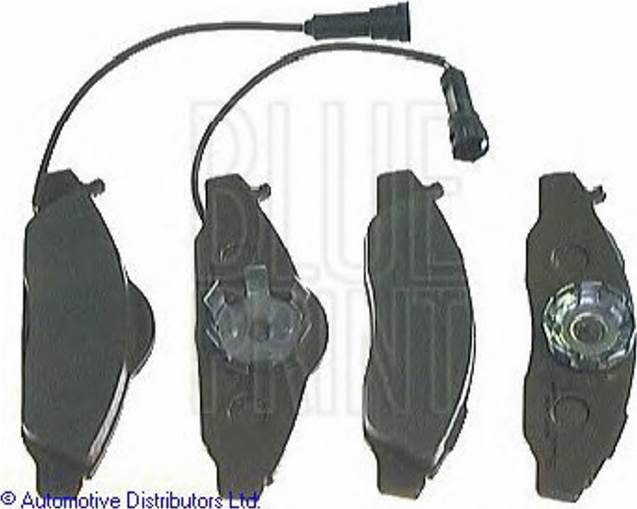 Blue Print ADG04210 - Гальмівні колодки, дискові гальма autozip.com.ua