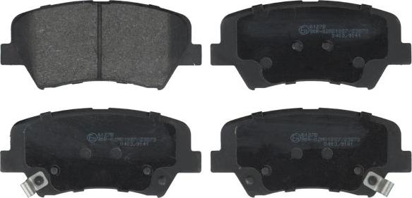 Blue Print ADG042137 - Гальмівні колодки, дискові гальма autozip.com.ua