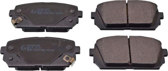 Blue Print ADG04283 - Гальмівні колодки, дискові гальма autozip.com.ua
