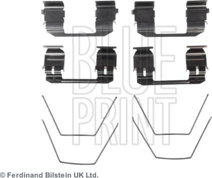 Blue Print ADH248605 - Комплектуючі, колодки дискового гальма autozip.com.ua