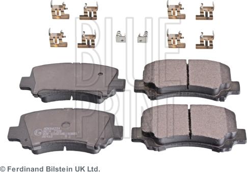 Blue Print ADK84221 - Гальмівні колодки, дискові гальма autozip.com.ua