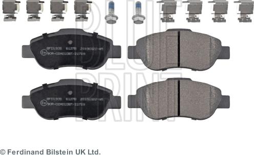 Blue Print ADL144240 - Гальмівні колодки, дискові гальма autozip.com.ua