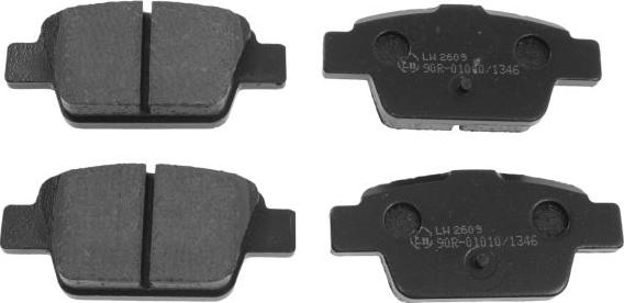 Blue Print ADL144204 - Гальмівні колодки, дискові гальма autozip.com.ua
