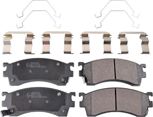 Blue Print ADM54250 - Гальмівні колодки, дискові гальма autozip.com.ua