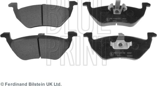 Blue Print ADM542103 - Гальмівні колодки, дискові гальма autozip.com.ua