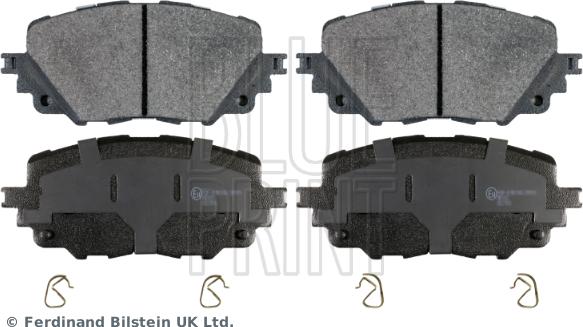 Blue Print ADM542110 - Гальмівні колодки, дискові гальма autozip.com.ua