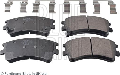 Blue Print ADM54277 - Гальмівні колодки, дискові гальма autozip.com.ua