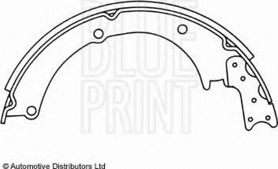 Blue Print ADN14109 - Гальмівні колодки, дискові гальма autozip.com.ua