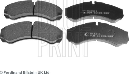 Blue Print ADN142153 - Гальмівні колодки, дискові гальма autozip.com.ua