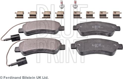 Blue Print ADP154211 - Гальмівні колодки, дискові гальма autozip.com.ua