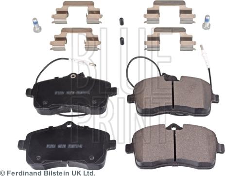 Blue Print ADP154235 - Гальмівні колодки, дискові гальма autozip.com.ua