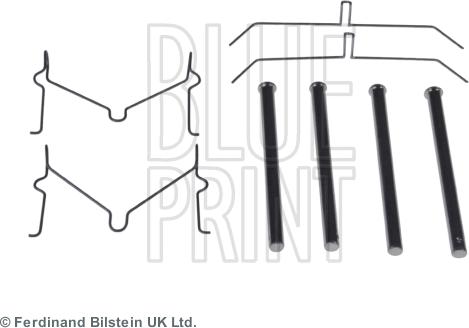 Blue Print ADT348611 - Комплектуючі, колодки дискового гальма autozip.com.ua